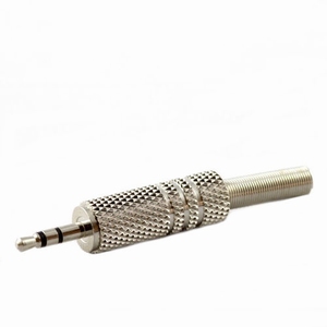 KACSA AP-381, 2,5mm stereo jack, full metal, spring relief
