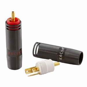 KACSA RP-196GT9, high-end, vergoldet RCA Konnektor