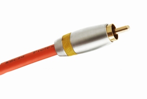 KACSA KCE-110, 75Ω RCA kabel, lengte 1,0mtr
