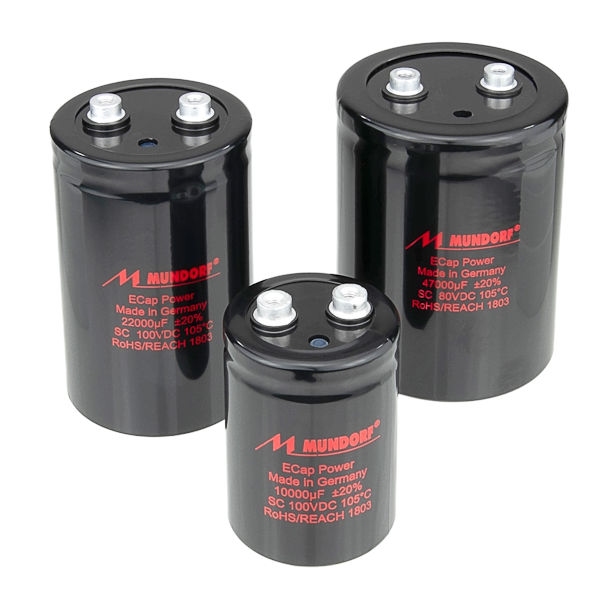 MUNDORF ESC80-47000, Elektrolytische Kond., 47000uF/80V