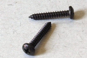 Schroef zwart, 4,2x25mm, 16st.