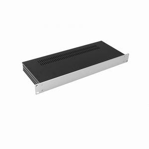 MODU Slimline 1SL01170B, 1U/19" silver front, 435x177x42mm
