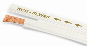 KACSA KCE-FLW25, 2x 2,5 mm2 Luidspreker kabel met pearl