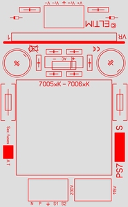 ELTIM PS725Sxx, symmetrical power supply DIY kit, 25VA