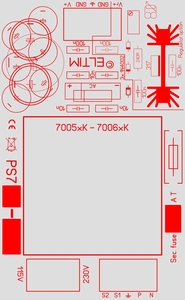 ELTIM PS-715xx, Einzelspannung Netzteil Selbstbausatz, 15VA