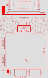 ELTIM PS-FLS42xx, Symmetrisches Netzteil Selbstbausatz, 42VA
