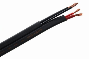 KACSA KCE-BI40K, 2 * 4 mm2 flaches biwire Lautsprecher Kabel