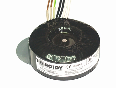 TOROIDY TTSA0120, Audio Grade toroidal transformer, 120VA