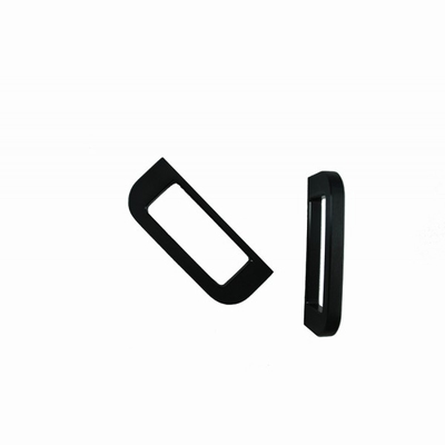 MODU 1MAN03N, gefreesde grepen 3U, zwart, 10mm