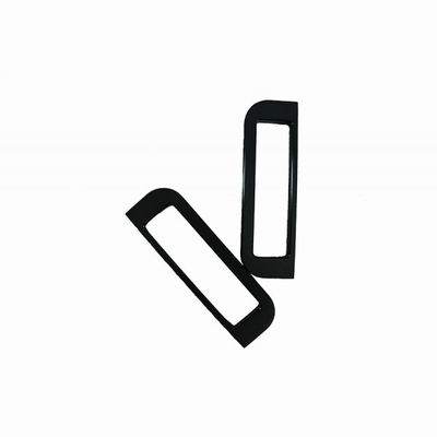 MODU 1MAN04N, Solide Griffe, 4U , Schwarz, 10mm