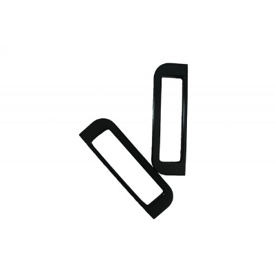MODU 1MAN04N, milled handles 4U , black, 10mm