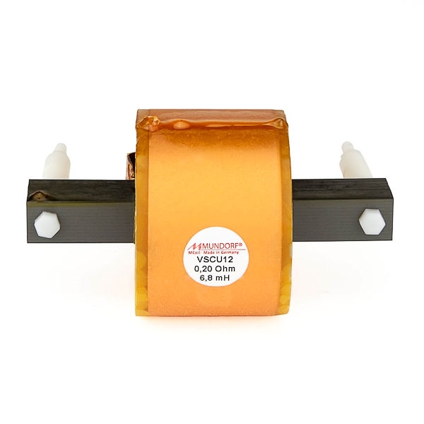 MUNDORF VSCU12, 3,3mH, ±2%, I-Kern Folie Spul, 44mm OFC Foli