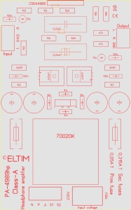 ELTIM PA-4989hp, 2x2W/16Ω, Headphone amplifier module