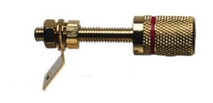 IT K30RT/AU, Terminal, red , verguld, 50 st.