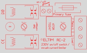 ELTIM RC-2 On/off control / inrush current limiter module