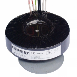 TOROIDY TTSA0300, 2x 19Vac, 300VA Audio Grade toroidal transformer