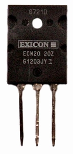 EXICON ECW20P20-W6, Mosfet, P-ch,TO264, -16A, -200V, 250W