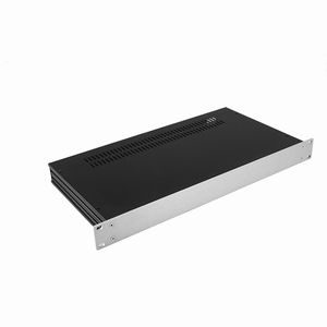 MODU Slimline 1SL01230B, 1U/19" silver front, 435x237x42mm