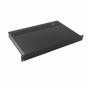 MODU Slimline 1SL01280N, 1U/19" black front, 435x287x42mm