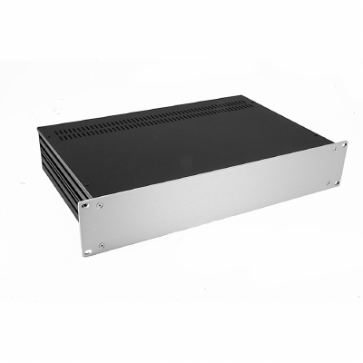 MODU Slimline 1SL02280B, 2U/19" zilver front, 435x287x82mm