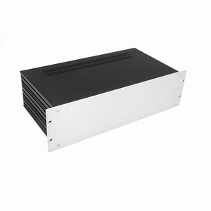 MODU Slimline 1SL03230B, 3U/19" silver front, 435x237x122mm