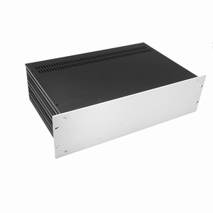 MODU Slimline 1SL03280B, 3U/19" Silbener Front, 435x287x122m