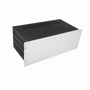 MODU Slimline 1SL04230B, 4U/19" zilver front, 435x237x167mm