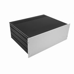 MODU Slimline 1SL04350B, 4U/19" silver front, 435x357x167mm