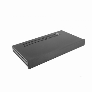 MODU Slimline 1NSL01230N, 10mm zwart front, 435x243x42mm