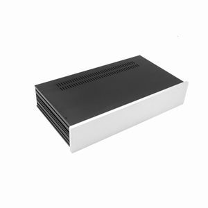 MODU Slimline 1NSL02230B, 10mm silver front, 435x243x82mm