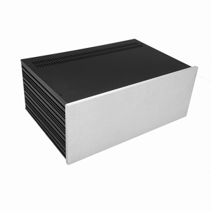 MODU Slimline 1NSL04280B, 10mm silver front, 435x293x167mm