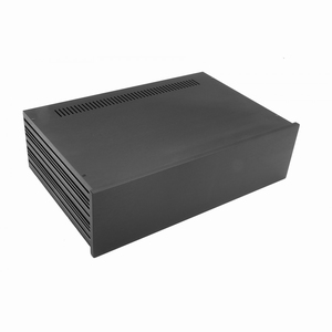 MODU Slimline 1NSLA03280N,10mm Schwartzes Front, 435x293x124