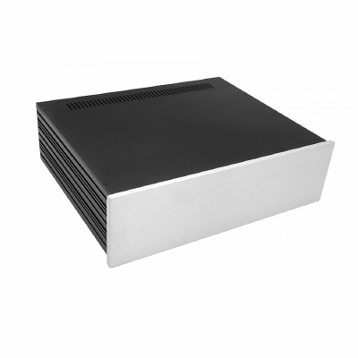 MODU Slimline 1NSLA03350B,10mm Silbener Front, 435x363x124mm