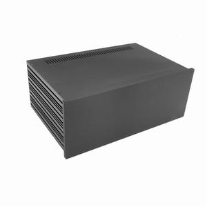 MODU Slimline 1NSLA04280N,10mm zwart front, 435x293x169mm