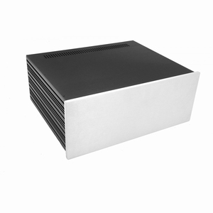 MODU Slimline 1NSLA04350B,10mm Silbener Front, 435x363x169mm