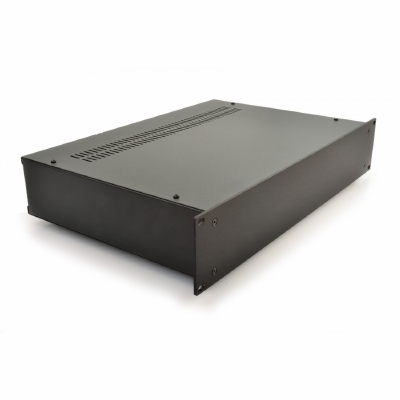 MODU Pesante 1PS02PN, 2U/19" Schwartzes Front, 435x307x82mm