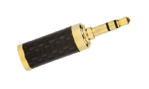 KACSA AP-340G, High-End 3,5mm Jack, Vergoldet, Stereo, carb