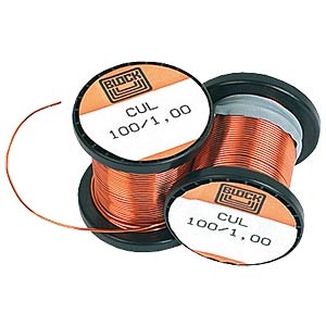 Gelakt koper draad, Ø0,22mm, 100g, 215m