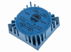 TALEMA Ringkern Trafo, 5VA, 2x115V>2x18V
