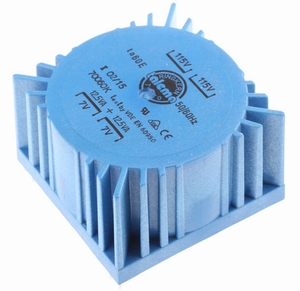 TALEMA Ringkern Trafo, 25VA, 2x115V>2x7V