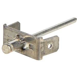 Faston Massepin, 2-Pol, 6,3mm, verzinnt