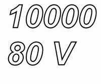 MUNDORF MLGO, 10000uF/80V, ±20%, Elektrolytische cond.