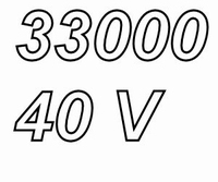 MUNDORF MLGO, 33000uF/40V, ±20%, Elektrolytische cond.