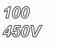 MUNDORF MLGO, 100uF/450V, ±20%, Elektrolytische Kondensator