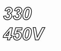 MUNDORF MLGO, 330uF/450V, ±20%, Electrolytic capacitor