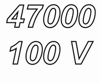 MUNDORF MLHC, 47000uF/100V ±20%, Elektrolytische cond.