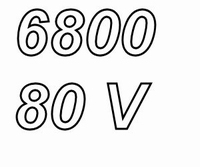 MUNDORF MLGO+, 6800uF/80V, ±20%, Elektrolytische cond.