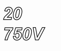 MUNDORF TUBECAP, 20uF/750V, ±5%, Electrolytic cap.