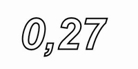 MUNDORF L71, 0,27mH, ±5%, Luft Spul, Ø0,71mm