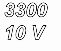 PANASONIC FCA, 3300uF/10V elco, radiaal, 105º, 5000uur